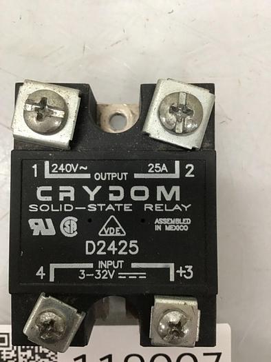 Used CRYDOM Solid-State Relay D2425 #119007