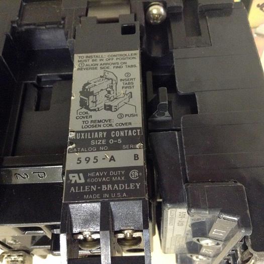 Used ALLEN BRADLEY Starter 509-AOD SER B W49 #82157