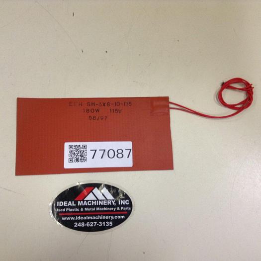 Used ELECTRO FLEX Heat Pad EFH SH-3X6-10-115 #77087