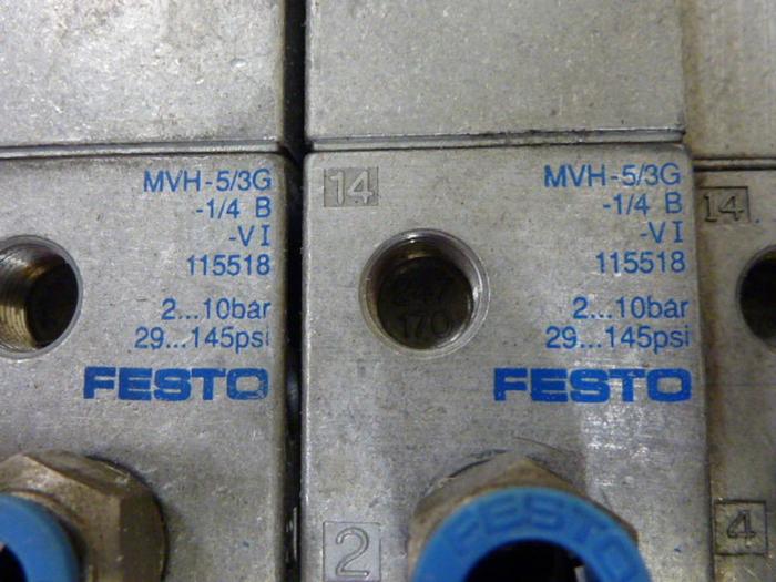 Used FESTO Control Block / Valve Terminal IFB8-02 #52847