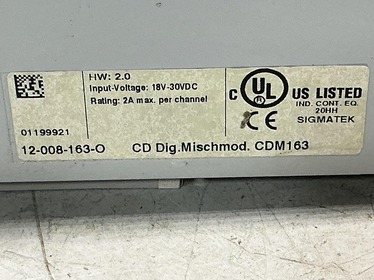 Used SIGMATEK CDM 163