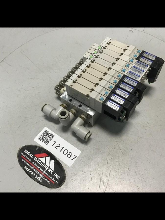 Used KOGANEI Manifold w/ Valves F10M10AJ USED #121087