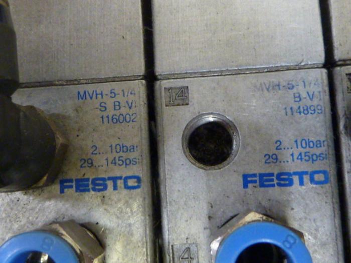 Used FESTO Control Block / Valve Terminal IFB8-02 #52873