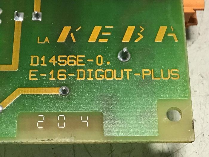 Used KEBA Engel Output Board E-16-DIGOUT-PLUS D1456E-0 Used