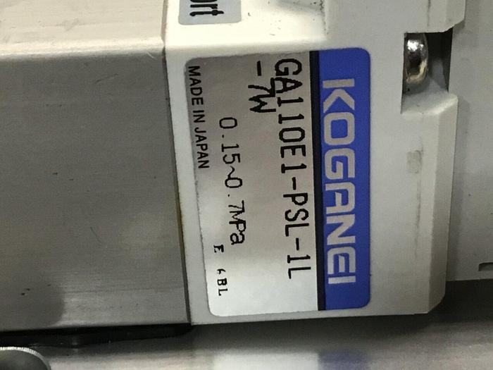 Used KOGANEI Block w/ Valves PBM6P-3W #120986