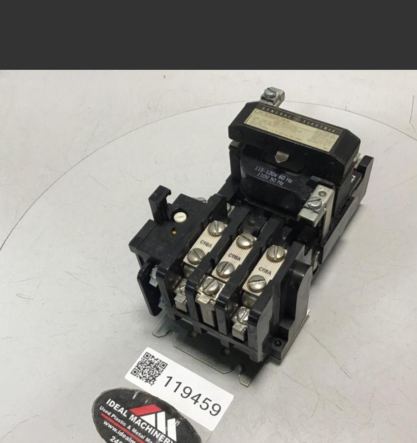 Used GENERAL ELECTRIC (G.E.) Motor Starter Size 00 CR306A0 USED