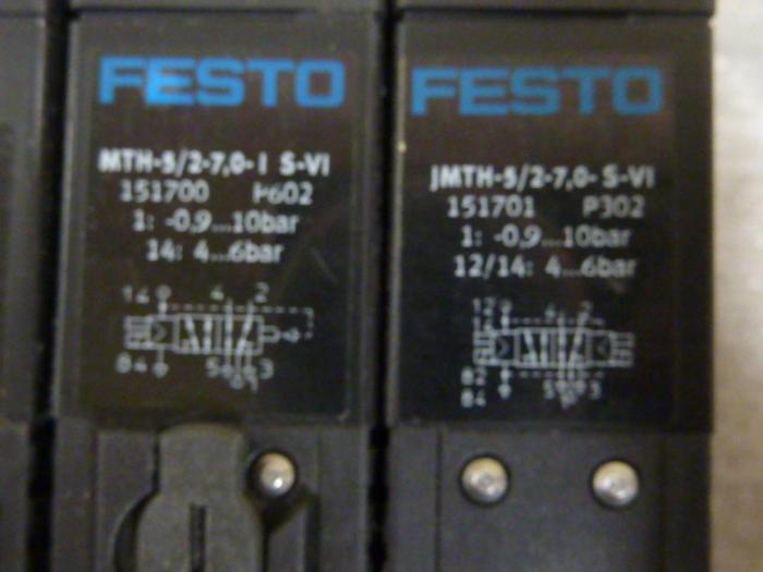 Used FESTO Control Block w/ Valves IFB8-03 #52809