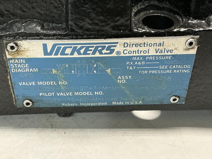 Used VICKERS DG4V-3S-6C-M-U-HL7-60-EN490