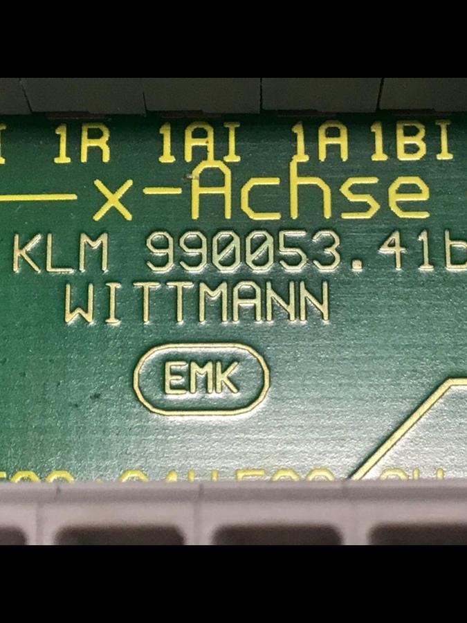 Used WITTMANN Circuit Board KLM 990053.41A USED