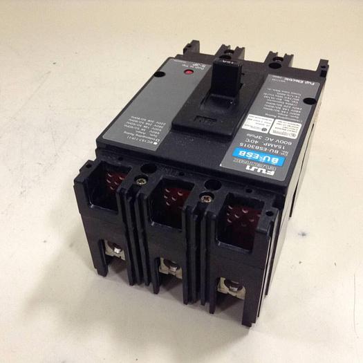 Used FUJI ELECTRIC 15 Amp Circuit Breaker BU-ESB3015 #84877