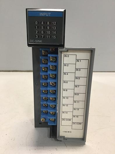 Used ALLEN BRADLEY Input Module 1746-IB16 SER C #127235
