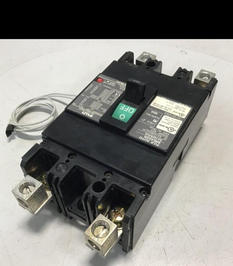 Used FUJI ELECTRIC Circuit Breaker 40 Amp SA102BAUL USED