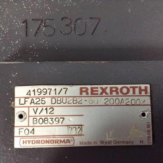 Used REXROTH Valve 4WE6D51AG24N9K4V LFA25 #89797
