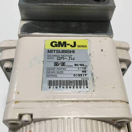 Used MITSUBISHI Geared Motor w/ Feed Throat Slide GM-JW USED