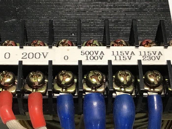 Used TOYOGIKEN 730 VA Transformer NTP-730ES #122315