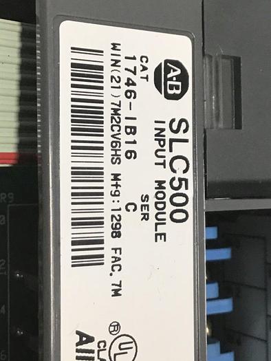 Used ALLEN BRADLEY Input Module 1746-IB16 SER C #127722