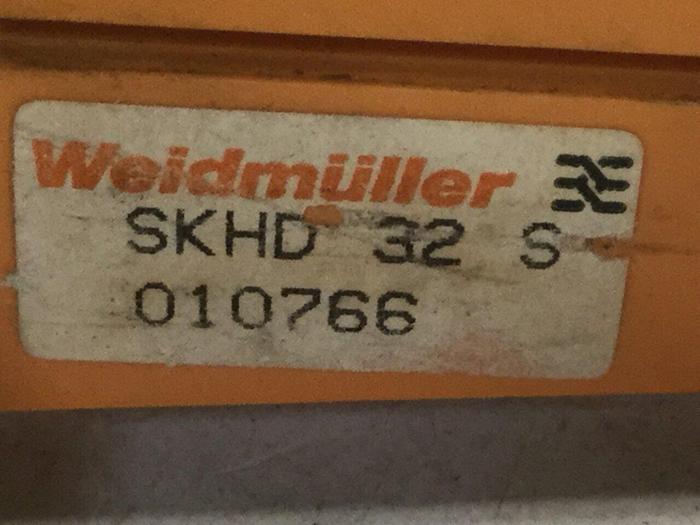Used WEIDMULLER Card Holder / Rack SKHD32S #101631