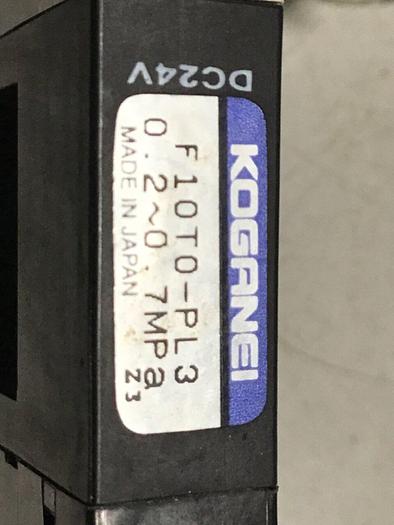 Used KOGANEI Valve & Manifold F10T0-PL3 #120876