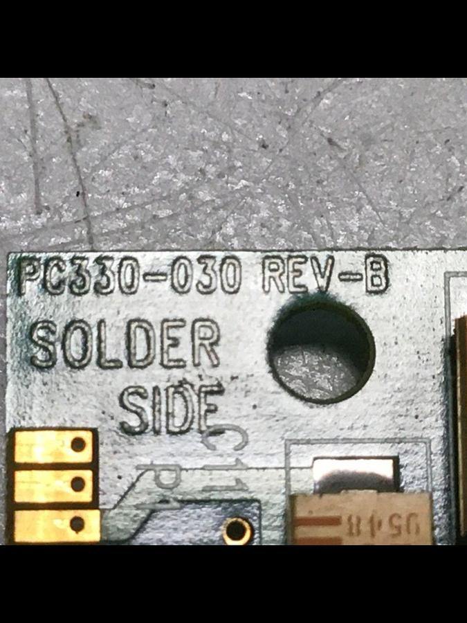 Used VAN DORN Sequencer Circuit Board PC330-029 330-029 #115743