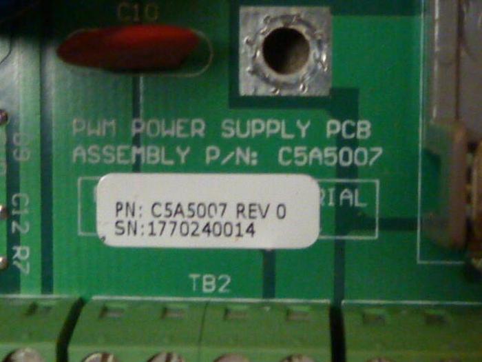 Used COMPUTER WELD TECHNOLOGY Power Supply C5A5007 #30311