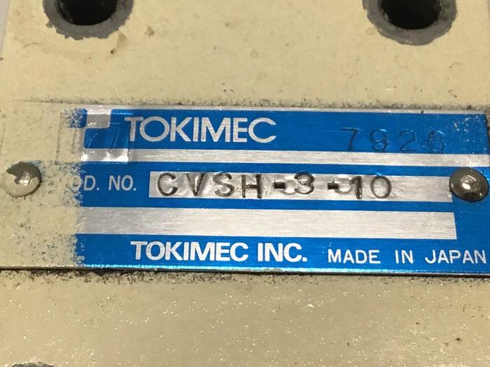 Used TOKIMEC Valve CVSH-3-10 #132967