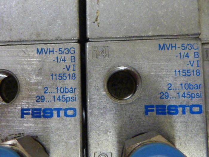 Used FESTO Control Block / Valve Terminal IFB8-02 #52857