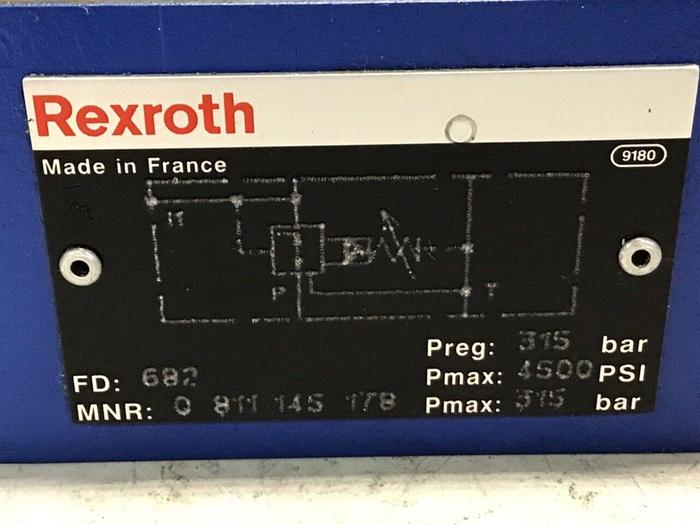 Used REXROTH Pressure Reducing Valve 0 811 145 178 #135638