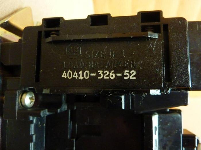 Used ALLEN BRADLEY Motor Starter Size 0-1 40410-326-52 #38488
