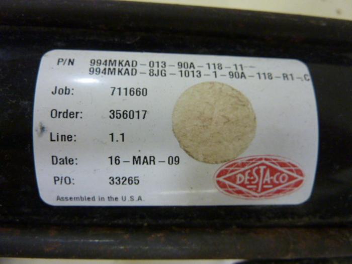 Used DESTACO Cylinder 994MKAD-8JG-1013-1-90A-118-R1-C1 #57921