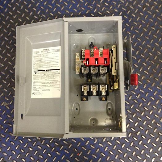 Used SIEMENS General Duty Safety Disconnect Switch GF322N VBII #75441