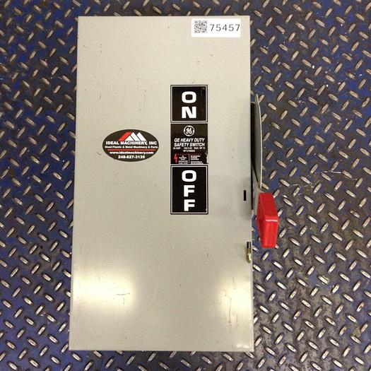 Used GENERAL ELECTRIC / GE 60 Amp Safety Switch TH4322 #75458