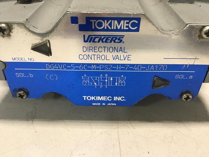 Used VICKERS Valve DG4VC-5-6C-M-PS2-H-7-40-JA170 #142950