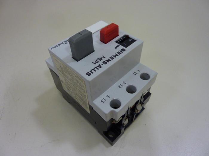 Used SIEMENS Motor Starter MSP1 0FA11 #55925