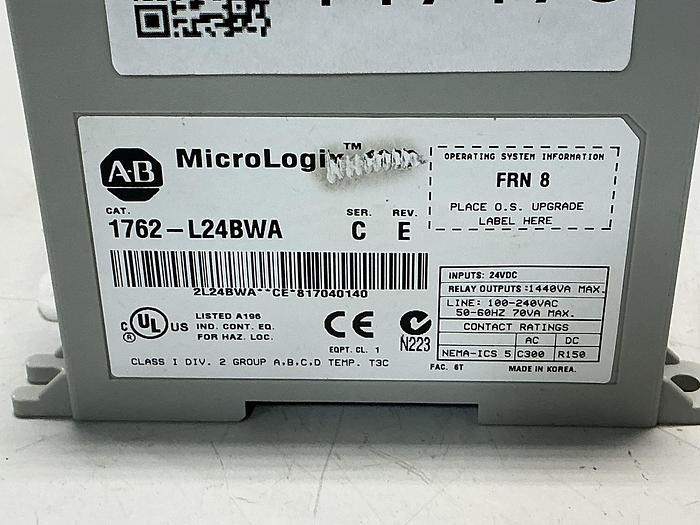 Used ALLEN BRADLEY 1762-L24BWA