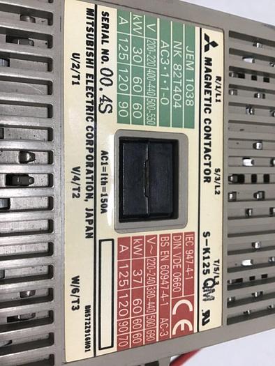 Used MITSUBISHI Magnetic Contactor S-K125 USED