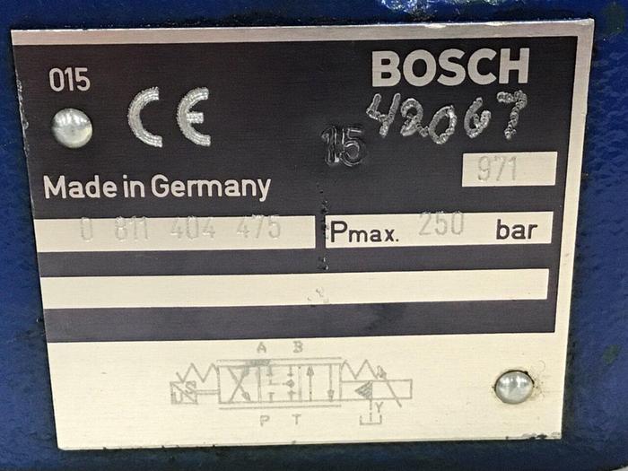 Used BOSCH Proportional Servo Valve 0 811 404 615 USED