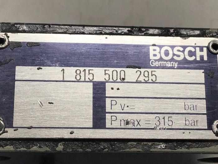 Used BOSCH Valve 1 815 500 295 #132141
