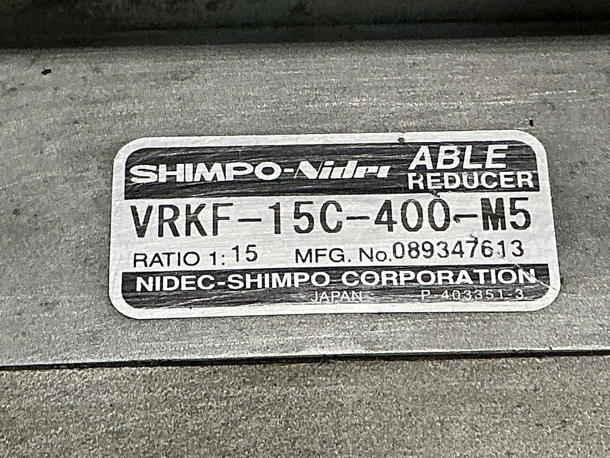 Used SHIMPO-NIDEI VRKF-15C-400-M5