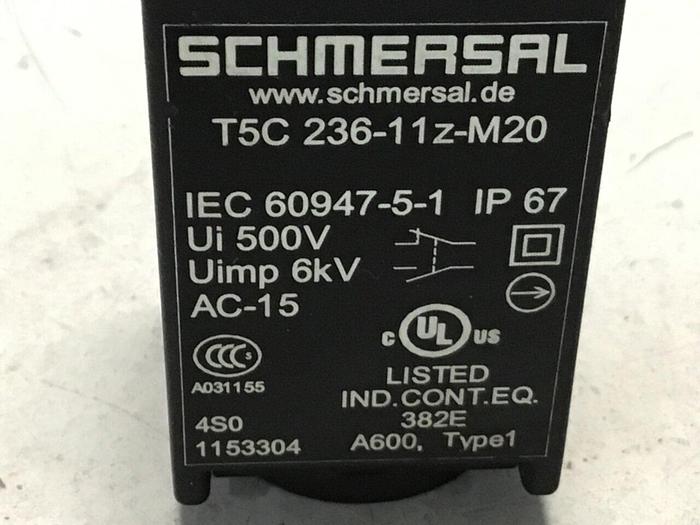 Used SCHMERSAL Limit Switch T5C236-11Z-M20 #121909