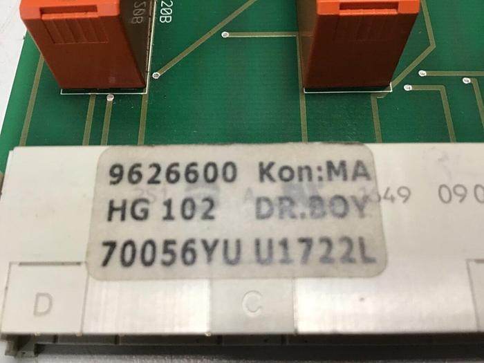 Used BOY MACHINES Circuit Board 9626600 Used