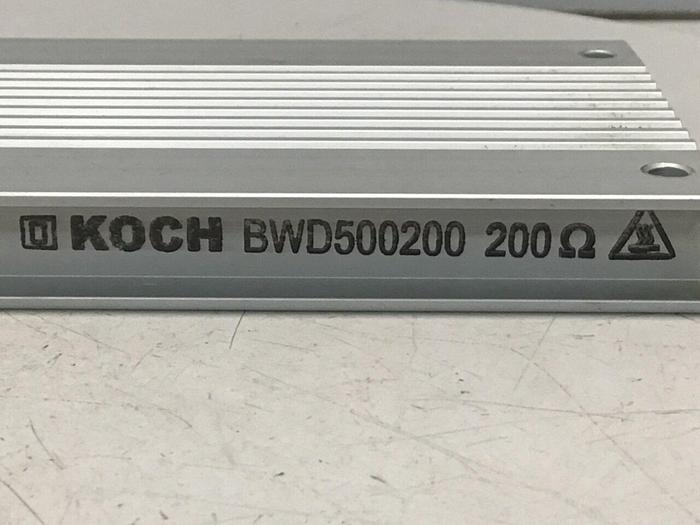 Used KOCH Braking Resistor BWD500200 #124639