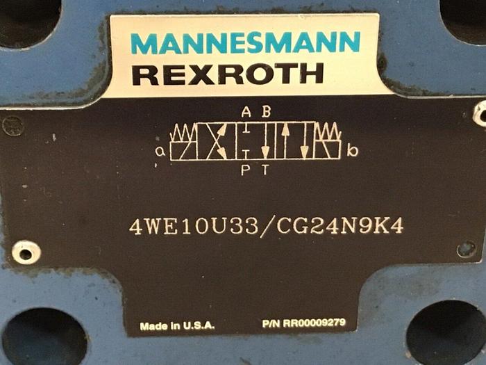 Used REXROTH Valve 4WE10U33/CG24N9K4 #135205