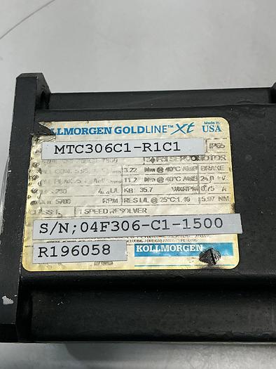 Used KOLLMORGEN MTC306C1-R1C1
