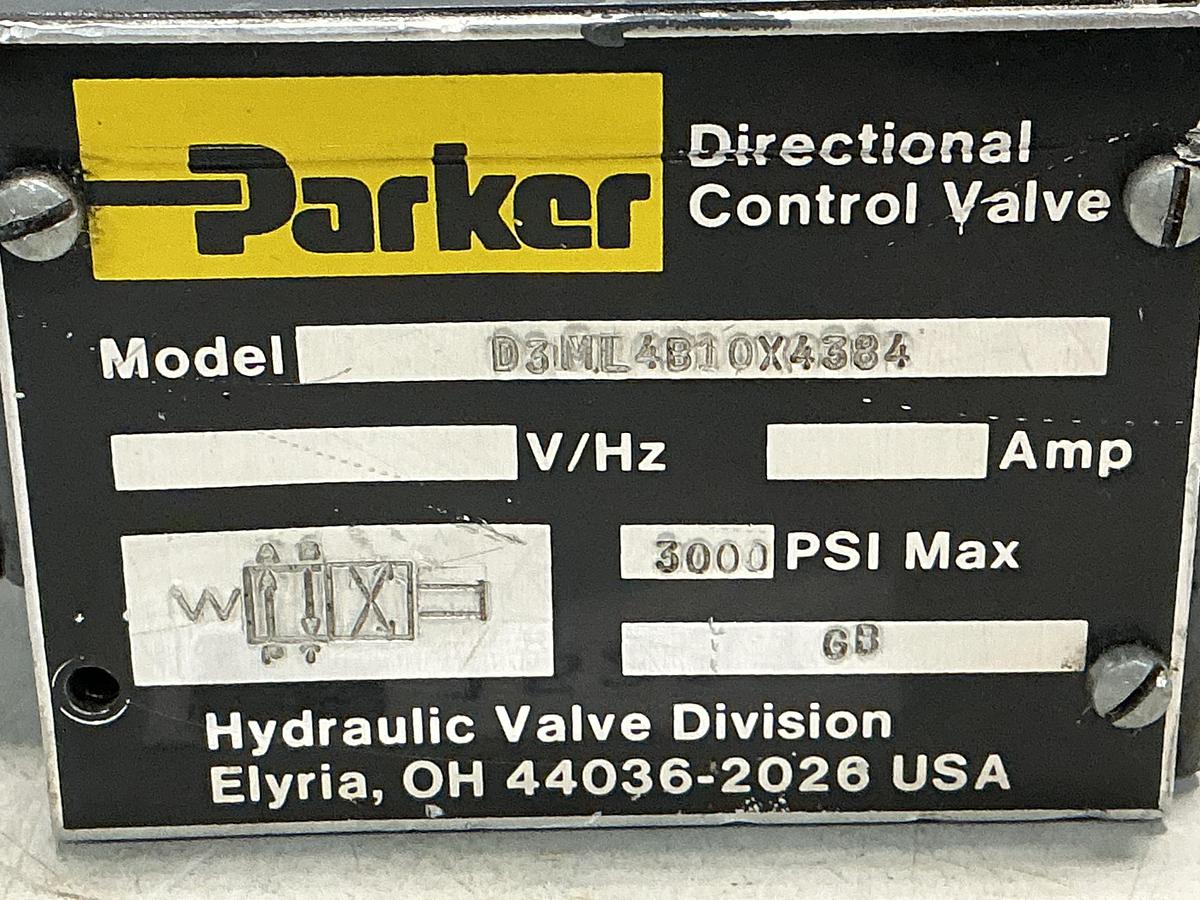 Used PARKER D3ML4B10X4384