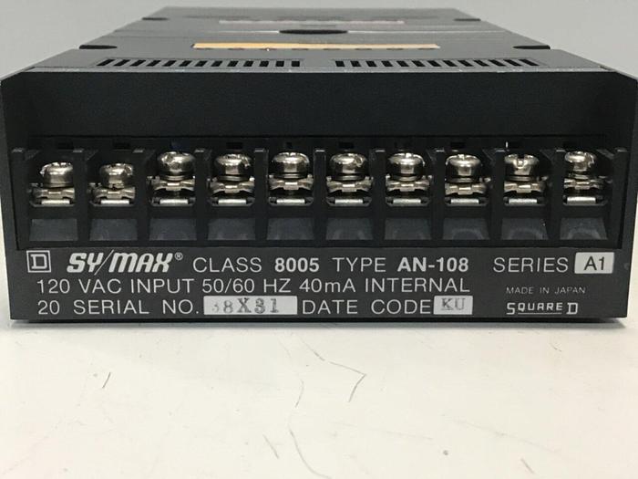 SQUARE D SY/MAX Module 8005-AN108 RT108 #124827