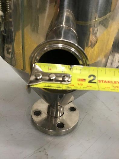 Used KAWATA Stainless Steel Hopper Receiver SUSF304 503372 #139898