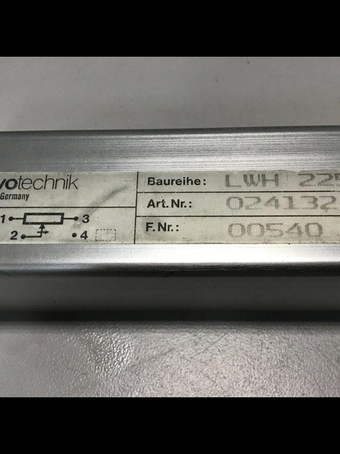 Used NOVOTECHNIK Linear Transducer LWH225 Used