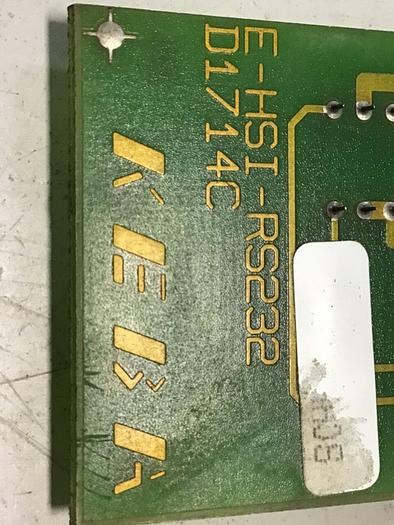 Used KEBA Circuit Board E-HSI-RS232 D1714C #135076