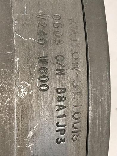Used WATLOW 600 Watt Heater Band B8A1JP3 #126271