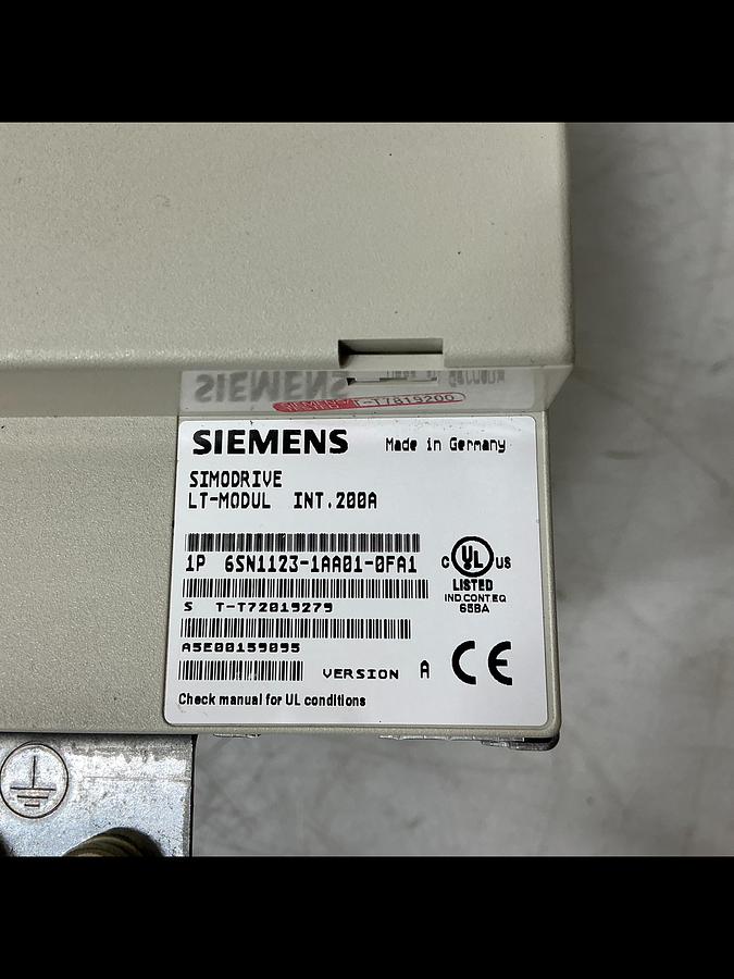 Used SIEMENS 1P 6SN1123-1AA01-0FA1